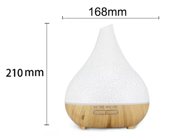 Diffuseur & humidificateur connecté - huiles essentielles & lumière LED