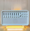 Diffuseur d’Arômes & Humidificateur 3-en-1 – Bruit Blanc, Veilleuse & Haut-Parleur Bluetooth