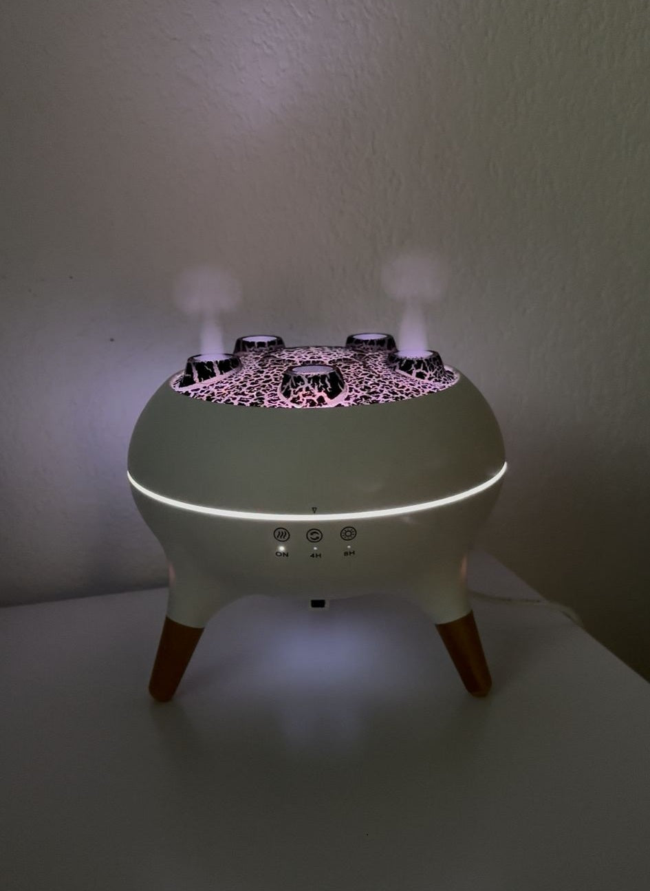 Diffuseur volcanique à effet méduse & flamme