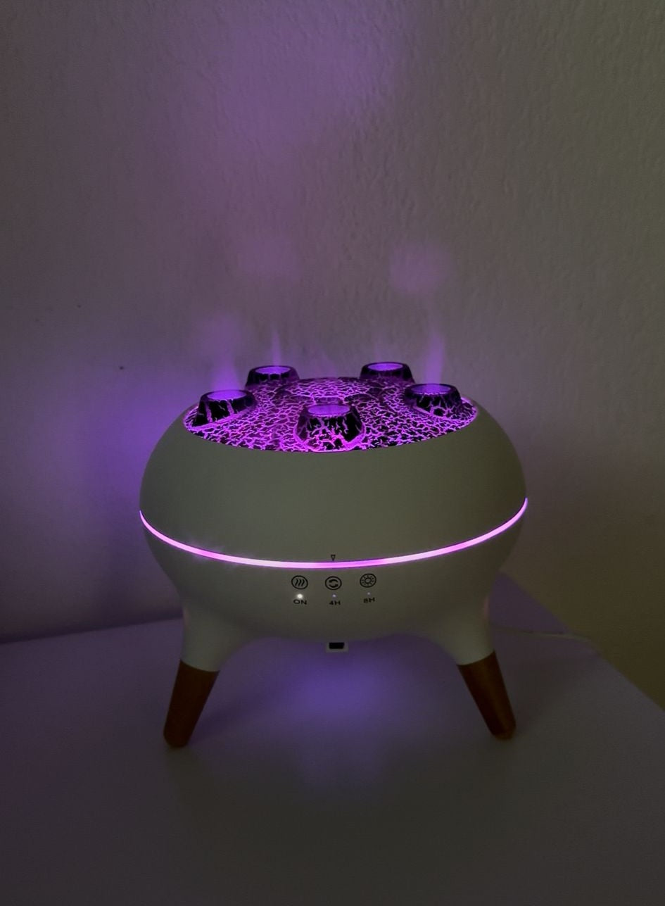 Diffuseur volcanique à effet méduse & flamme
